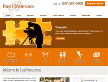 Tablet Screenshot of buellinsurance.com